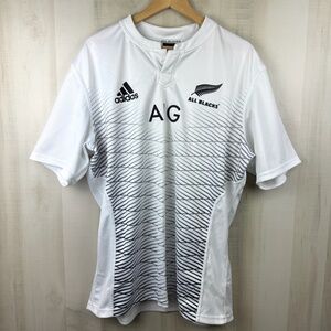 Adidas New Zealand All Blacks Rugby Jersey 2014-15 Alternate Away Shirt 2XL